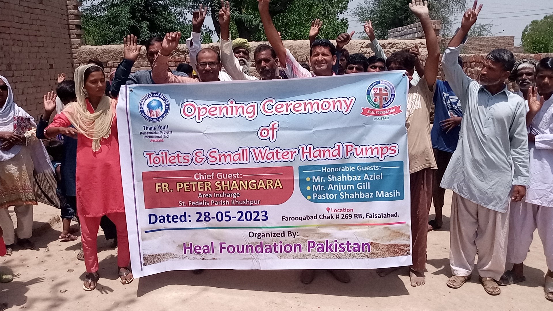 Heal Foundation Project Pakistan Humanitarian Projects Inc